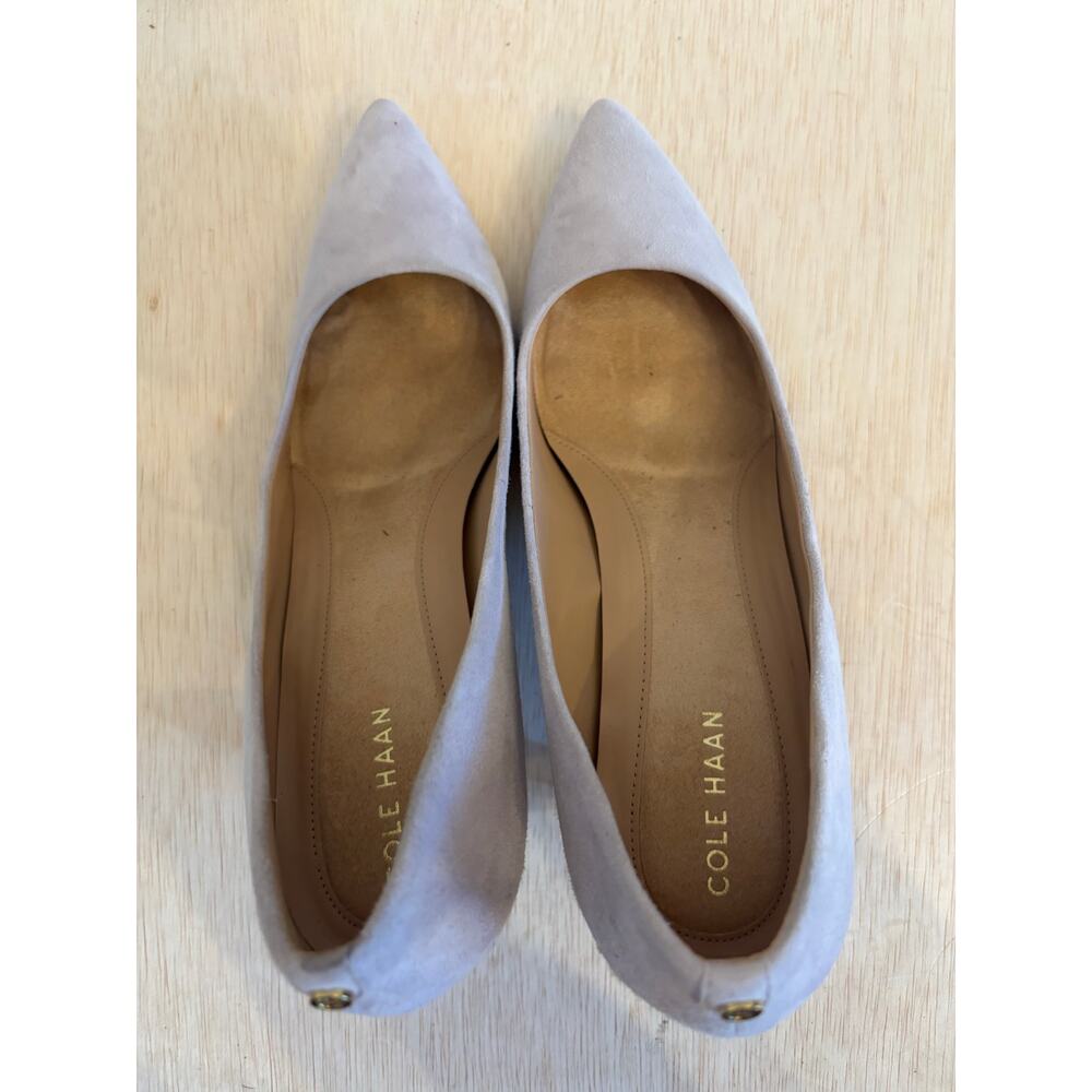 Cole Haan Women’s Suede Go To Park Comfort Pumps Heels Gray Size 8B Padded - Picture 5 of 8